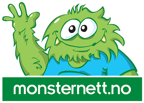 Monsternett logo.