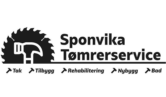 Sponvika Tømrerservice logo.