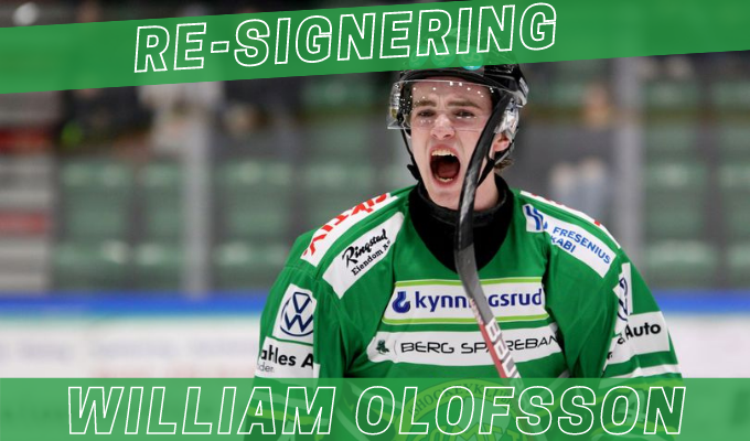 William Olofsson har signert en kontrakt for neste sesong!