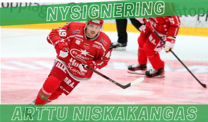 Den finske forwarden Arttu Niskakangas er klubbens nyeste tilskudd.