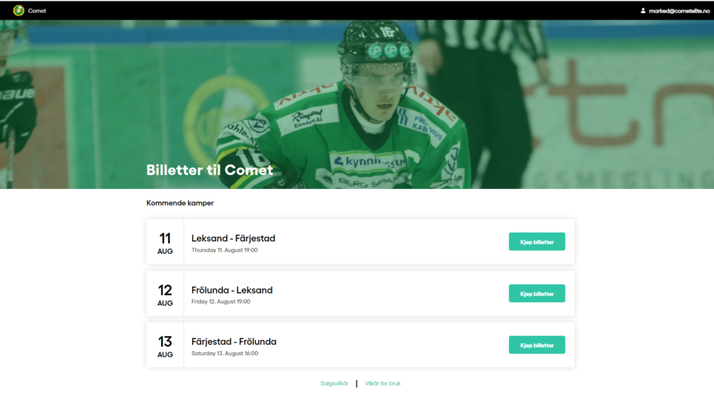 Billetter til Strömstad Hockey Classic kan nå kjøpes via nettleser
