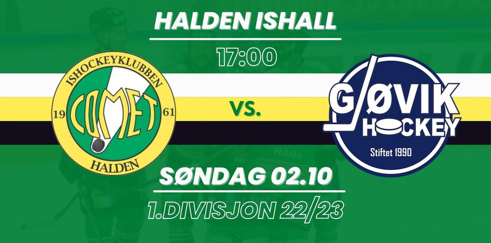 Det er duket for 5.serierunde i årets førstedivisjon når Gjøvik Hockey kommer på besøk i Halden Ishall søndag.