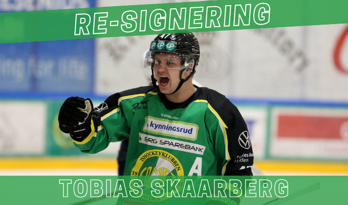 Tobias Skaarberg har signert en kontrakt for de to neste sesongene!