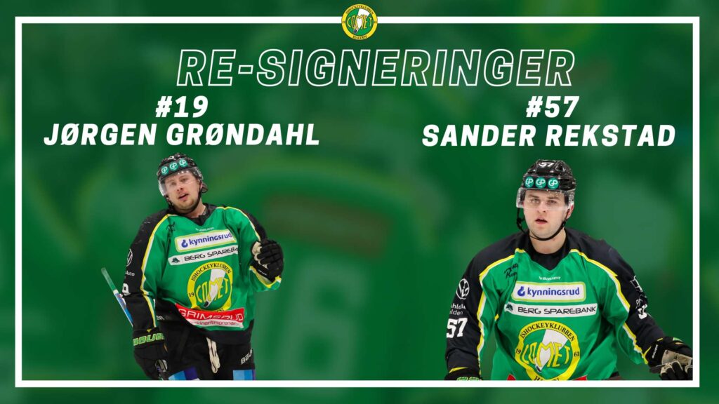 Jørgen Svare Grøndahl og Sander Rekstad har signert for neste sesong!