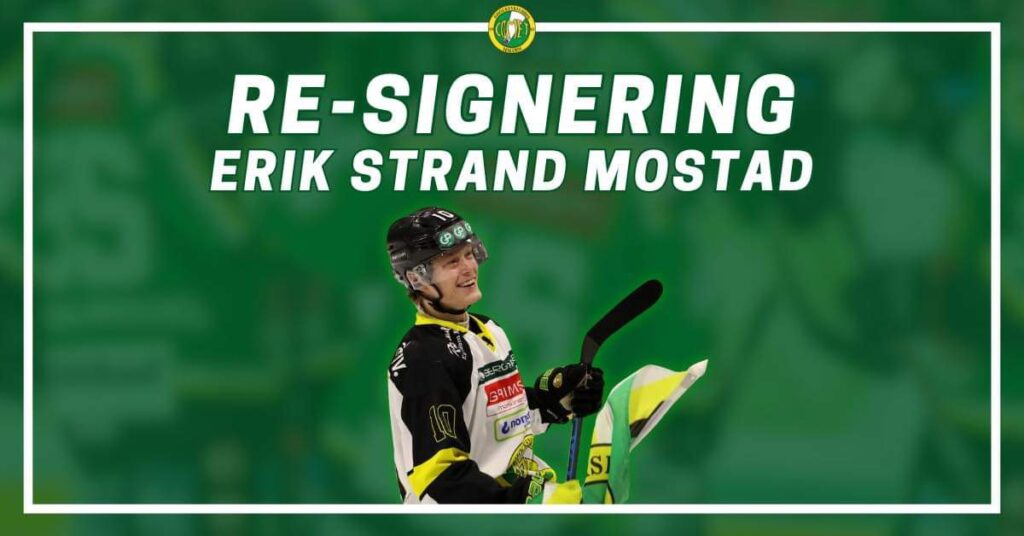 Den lokale gutten Erik Strand Mostad har signert ny kontrakt!