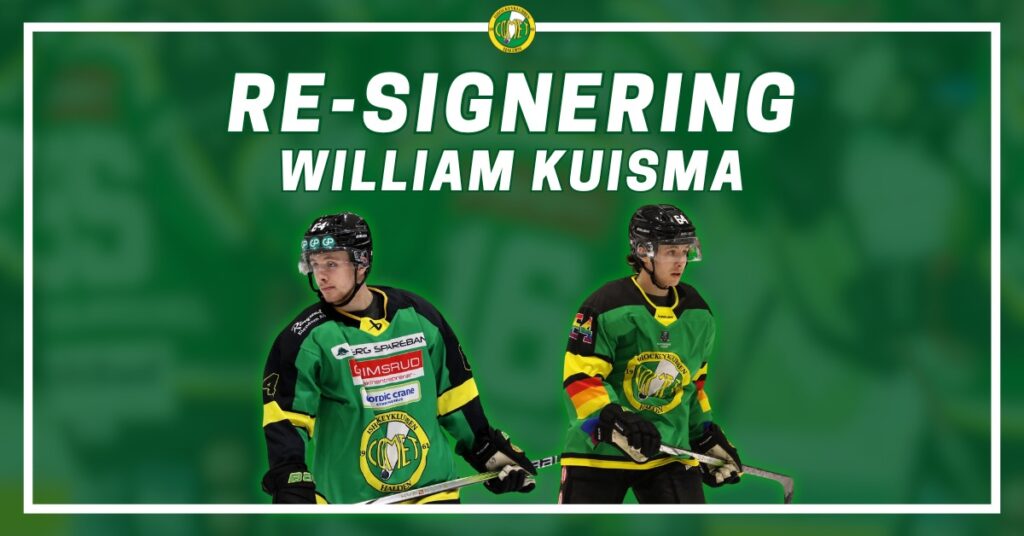 William Steinsvik Kuisma har signert ny kontrakt!