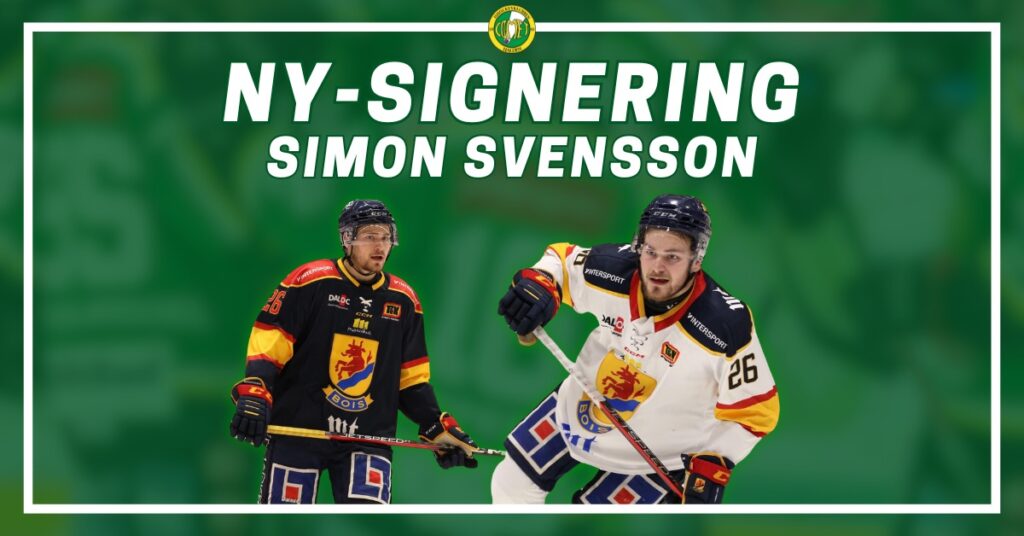 Den svenske backen, Simon Svensson har signert!